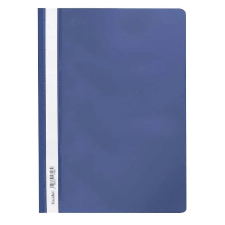 Biurfol, A4 plastic map, marineblauw