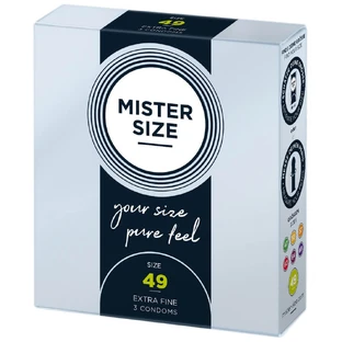 Mister Size, 49 mm Kondome, 3 Stück