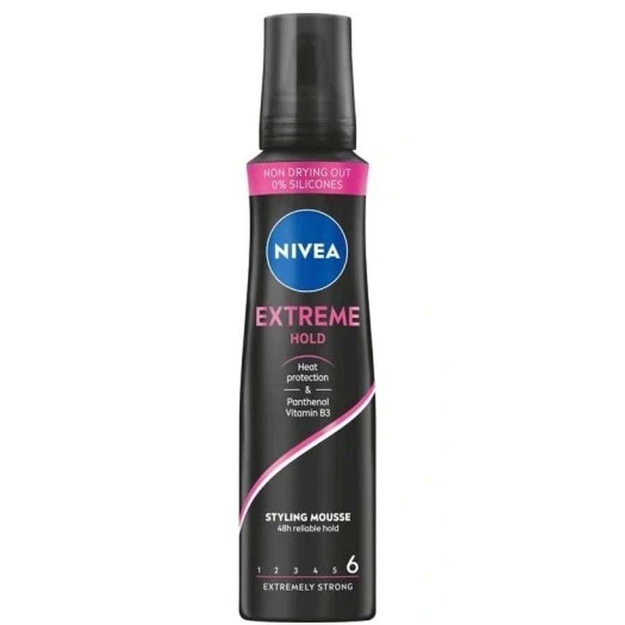 Nivea Extreme Hold spumă de păr, 150 ml