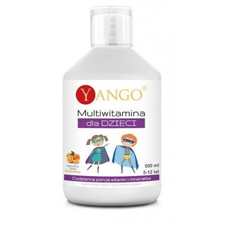 Yango, Multivitaminico per bambini, 500 ml