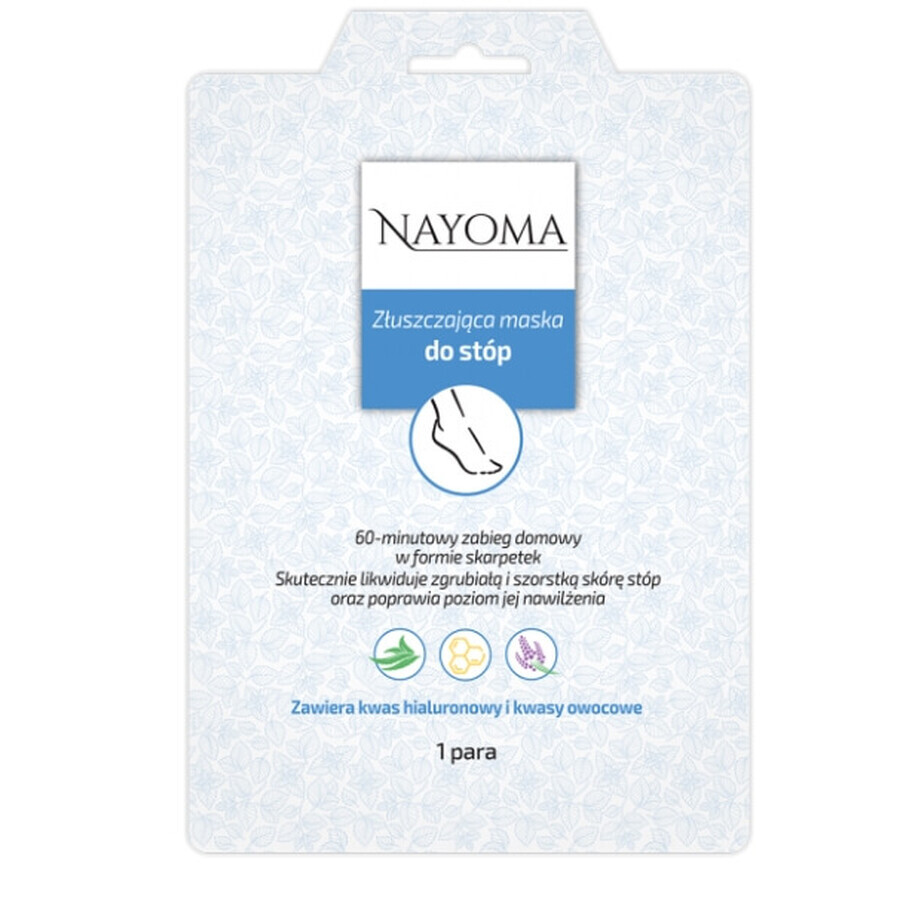 Nayoma, Fuß-Peeling-Maske, Socke, 1 Paar