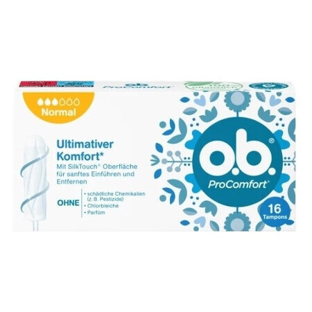 O.b., Pro Comfort Normal, Pads, 16 Stück