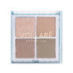 Vollare Crystal Clear Clear Nude Lidschattenpalette, 4,8 g