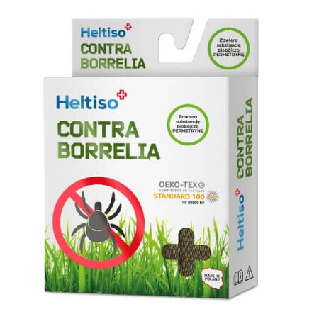 Heltiso Contra Borrelia Socken Größe 43/46, 1 Paar - Langfristig!