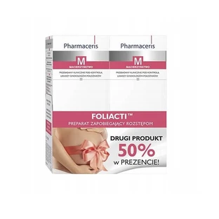 Pharmaceris M Foliacti Anti-Dehnungsstreifen-Creme für Schwangere, 2 x 150 ml