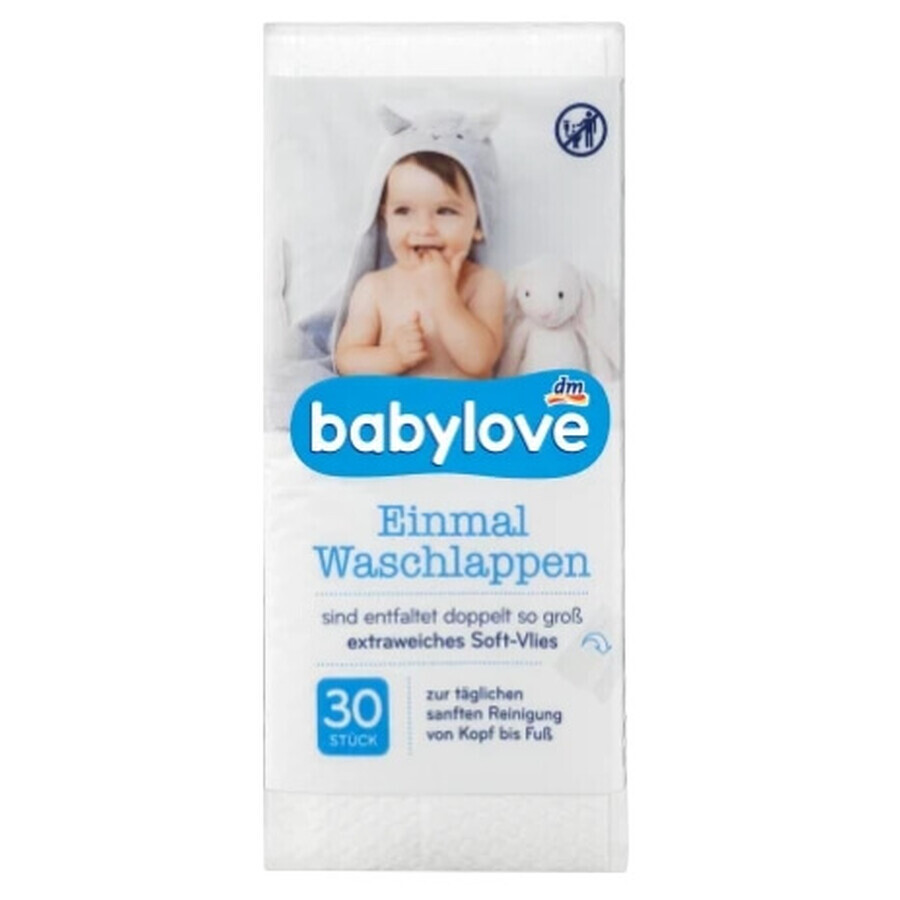 Babylove, Einweghandtücher, 30 Stück