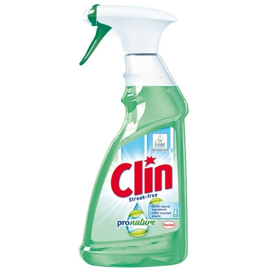 Clin, Glasreiniger, Türkis pro Natur, 500 ml