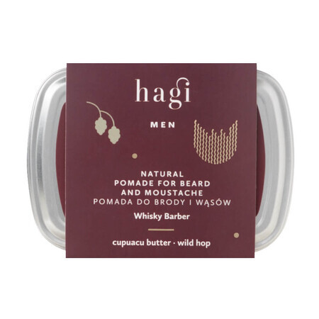 Hagi Whisky Barber Natürliche Bart- und Haar-Pomade, 70ml