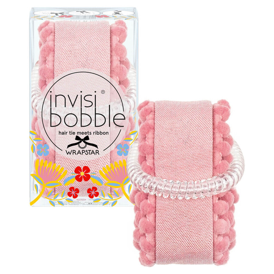 Invisibobble Wrapstar Wrapstar Flores amp; Bloom Wachs-Radiergummi mit Schleife Ami amp; Co, 1 Stück