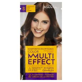 Joanna Multi Effect Shampoo Kleur 09 Walnoot Bir, 35g