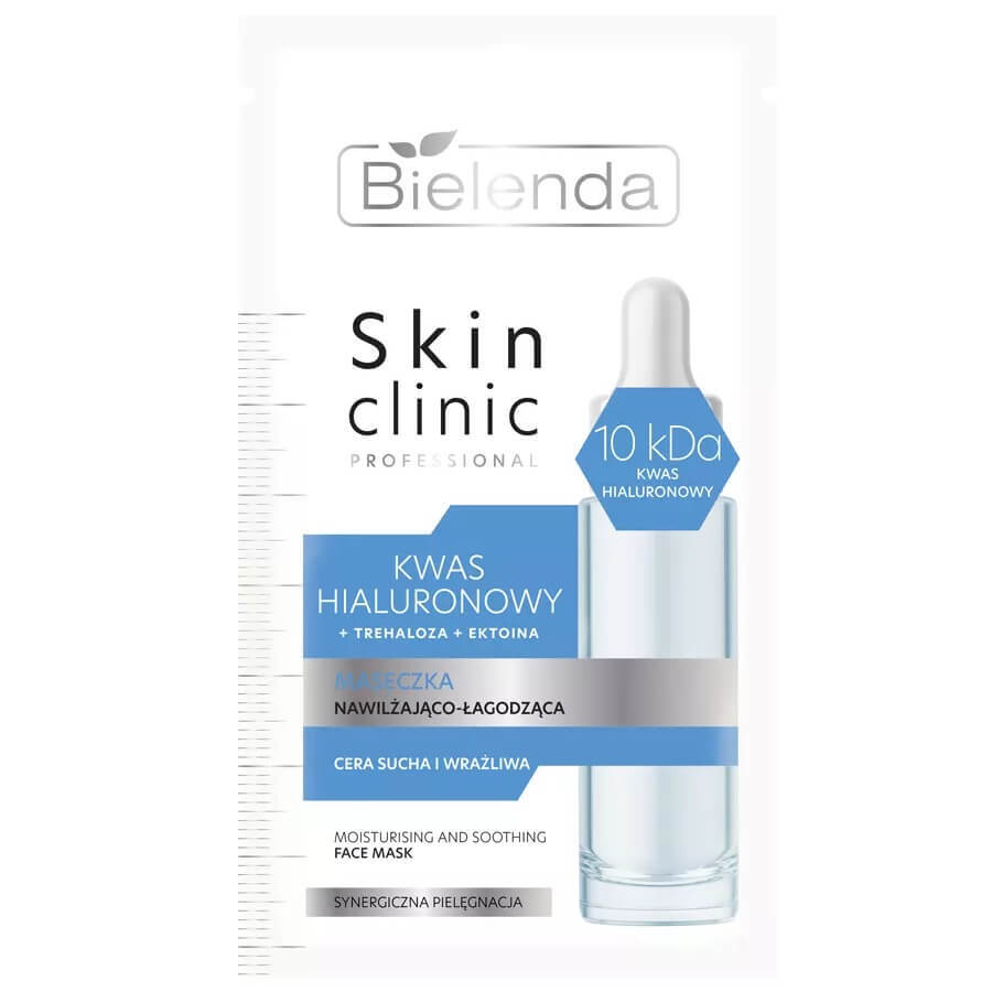 Bielenda Skin Clinic Professionelle Hyaluronsäure-Feuchtigkeitsmaske, 8g