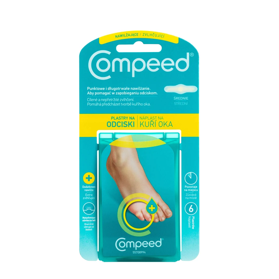 Compeed feuchtigkeitsspendende Pflaster für Druckstellen, 6 Stück - Langlebig!