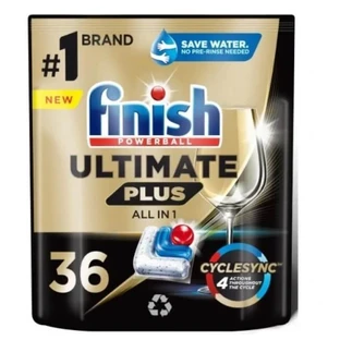 Finish Ultimate Plus Geschirrspülkapseln Powerball AiO Fresh 36 Stück