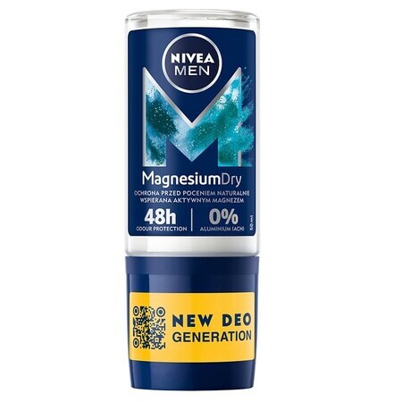 Nivea Men Magnesium Dry Antitranspirant Roll-on, 50ml