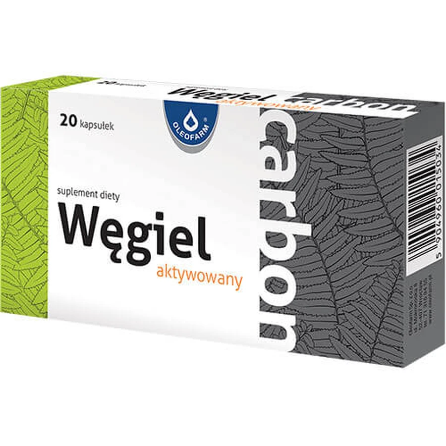 Węgiel Aktywowany Carbon 20 kapsułek: ceny i cechy