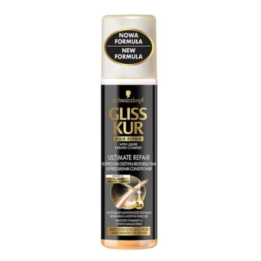 Gliss Kur Conditioner, Ultimate Repair, Express Repair, 200 ml