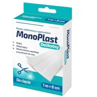 Plaster MonoPlast 1m x 8cm włókninowy