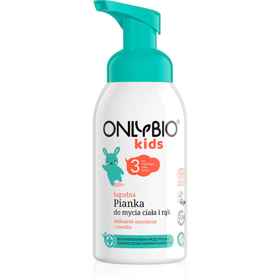 Onlybio Kids, gel douche doux à partir de 3 ans, 300 ml