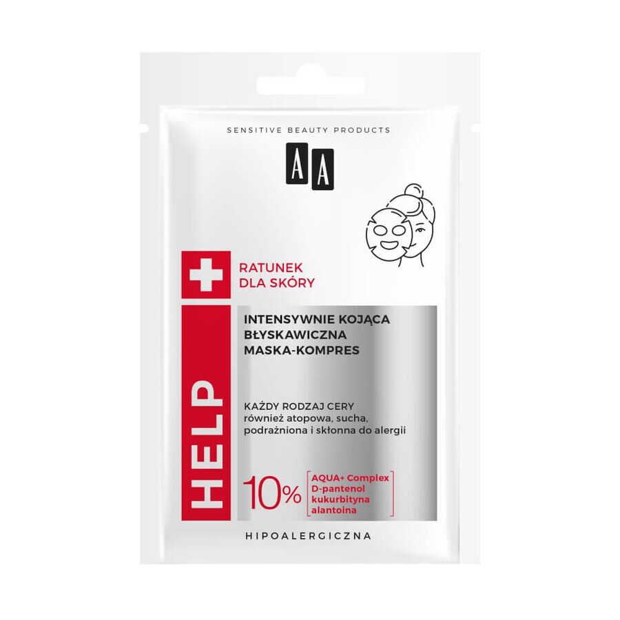 AA Help Atopic Atopic Skin Intensiv beruhigende Stoffmaske mit Quick Lift, 18ml