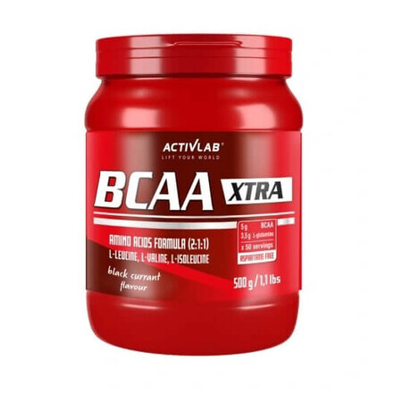 Activlab BCAA Xtra Schwarze Johannisbeere, 500g