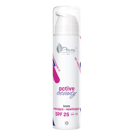 Ava Laboratorium Active Beauty Crème matifiante et hydratante SPF25, 50ml