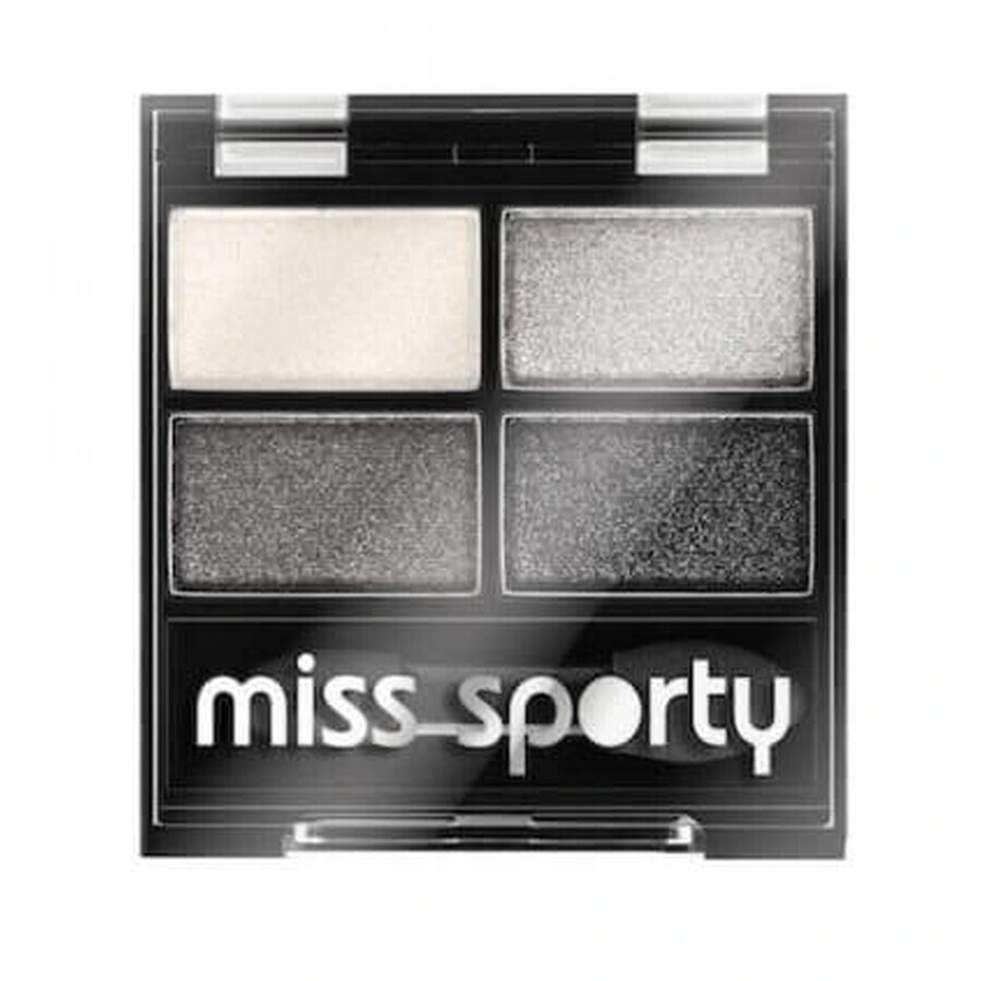 Miss Sporty Studio Colour Quattro Lidschatten Vierfach-Lidschatten 404 Real Smoky/Smoky Black, 5g