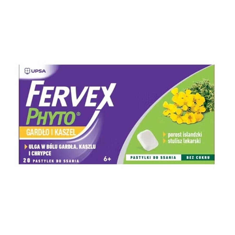 Fervex Phyvex Phyto Gardo und Husten, 20 Tabletten