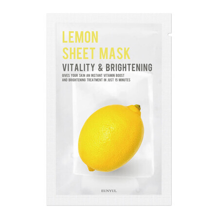 Eunyul Lemon Brightening Mask in Lemon Patch, 22ml