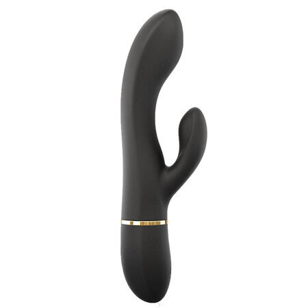 Marc Dorcel Glam Rabbit Bunny Vibrator cu stimulator echta Negru