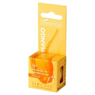 Bielenda Lip Care Bálsamo labial + mascarilla de noche 2en1 Melon Mania, 10g