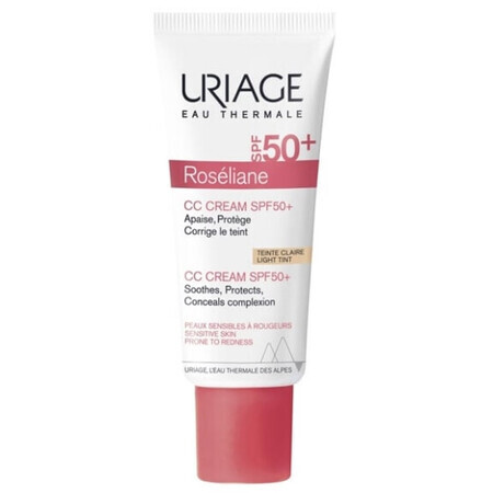 Uriage Roseliane Roseliane CC Cream SPF 50+, teinte claire, 40 ml