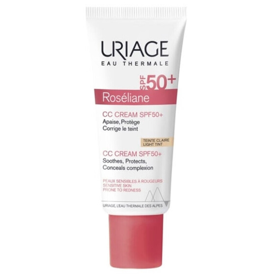 Uriage Roseliane Roseliane CC Cream SPF 50+, teinte claire, 40 ml