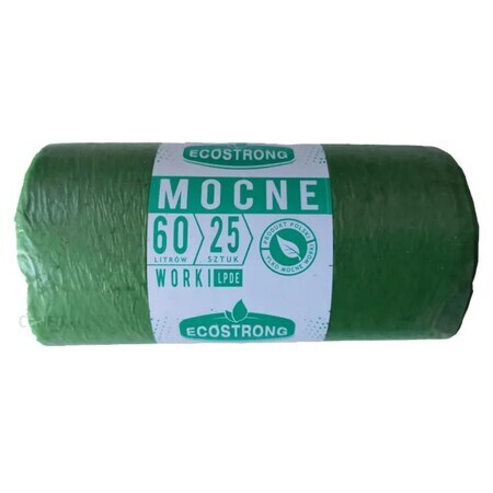 EcoStrong Abfallsäcke 60L, grün, 25 Stück