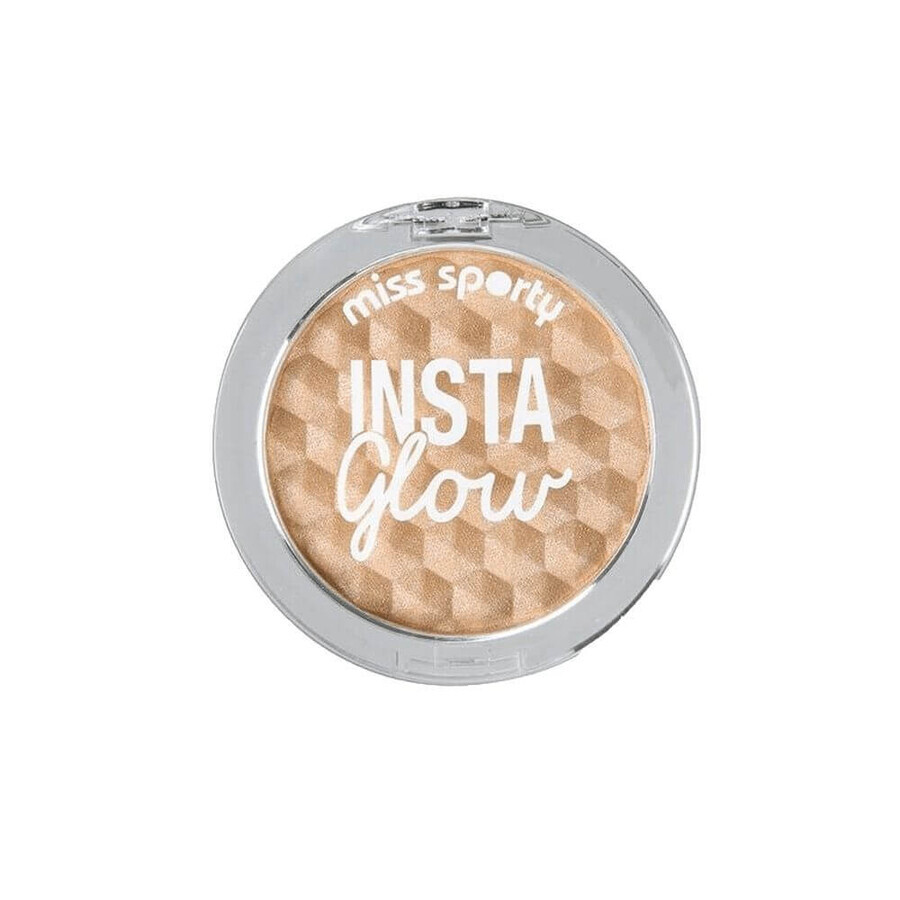 Miss Sporty Insta Glow Resaltador 101 Golden Glow Face Highlighter, 5g