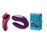 Satisfyer Partner Box 1 Set Sexy Secret Panty Vibrator + Double Joy Partner Vibrator