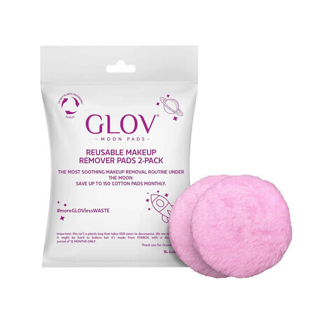 Glov Moon Pads Reusable cleansing swabs, 2 pieces