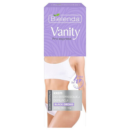 Bielenda Vanity Pro Express Creme für die Express-Epilation der normalen Haut Black Orchid, 75ml