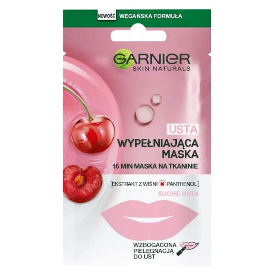 Garnier Skin Naturals Mascarilla Labial Vaporizante, 5g