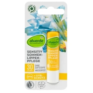 Alverde Sun, Sensitive LSF 30, Lippenstift, 4,8 g