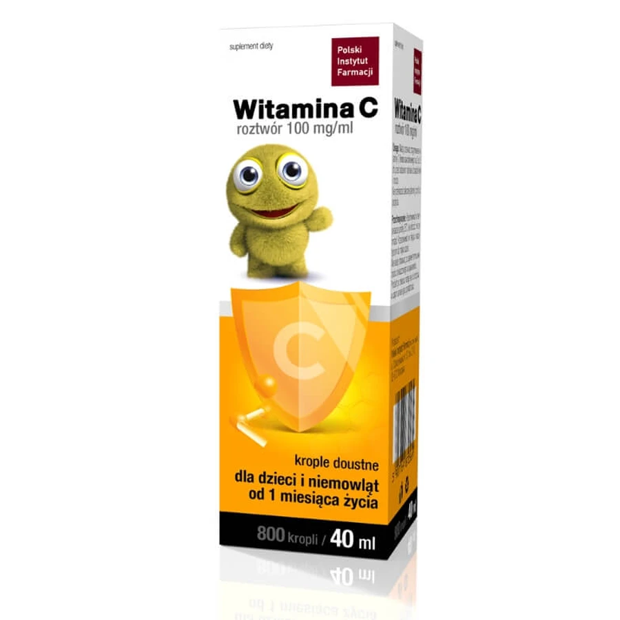 Witamina C, krople doustne, 40 ml: ceny i cechy