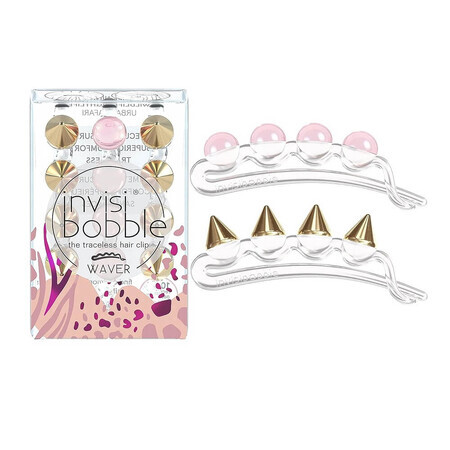 Invisibobble Waver Waver Urban Safari Wildlife Nachtleben Wachs Clips, 3 Stück