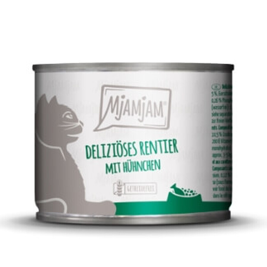 MjaMjaM, Katzennassfutter, Huhn mit Karotten, 200g