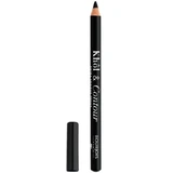 Bourjois Khol amp; Contour Eyeliner Pencil 001 Black-Issime, 1.2g