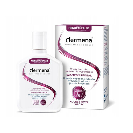 Dermena Supported By Science Revital Shampoo für reifen, übermäßigen Haarausfall 200 ml