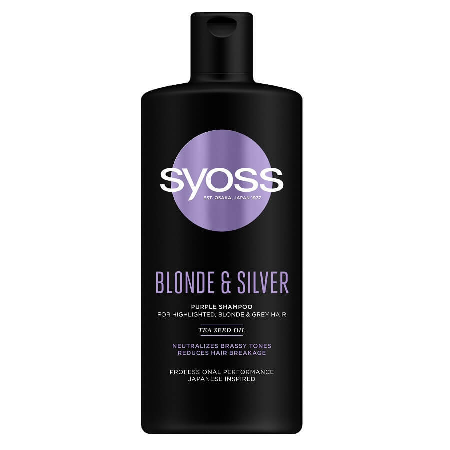 Syoss Blond amp; Silver shampoo per capelli decolorati, 440ml