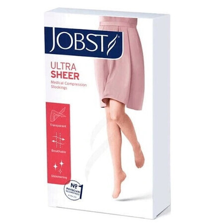 Jobst Ultra Sheer AG CCL1 geschlossene Zehe natur, Größe II - Long Term!