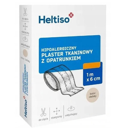 Heltiso, Textilpflaster 1m x 6cm - Langfristig!