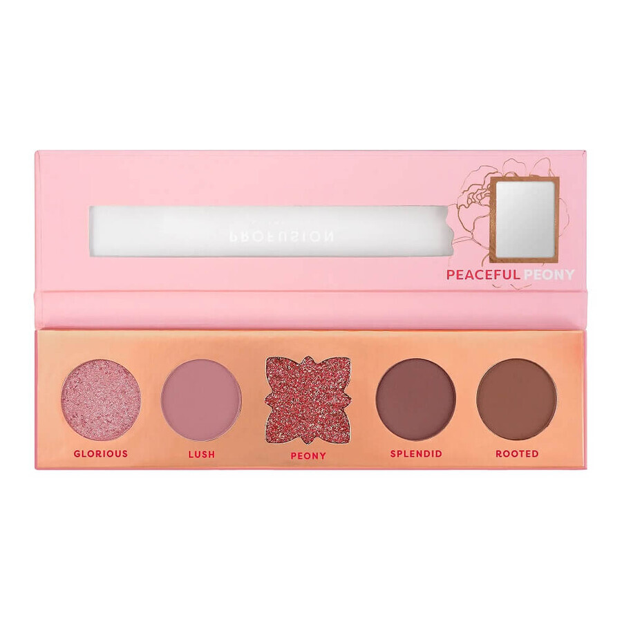 Profusion Blooming Hues 5 Farbton Lidschatten Palette friedliche Pfingstrose