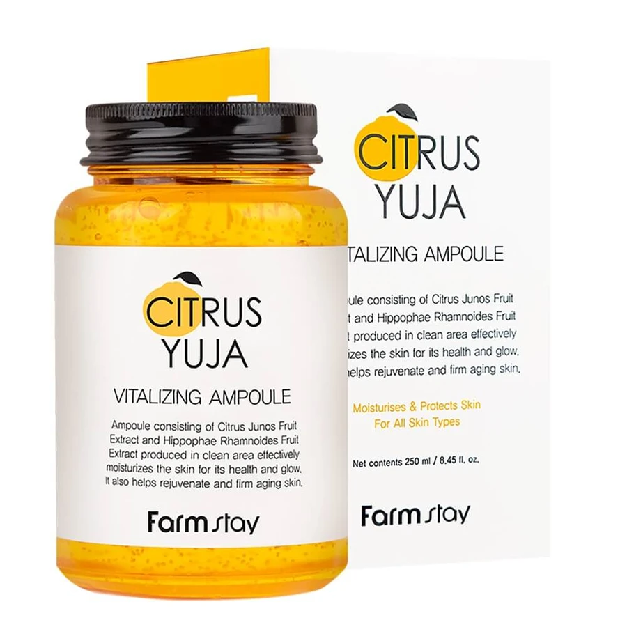 FarmStay Citrus Yuja Revitalisierende Gesichtsampulle 250ml