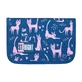 Trousse à crayons à deux rabats sans accessoires bleu marine Cats